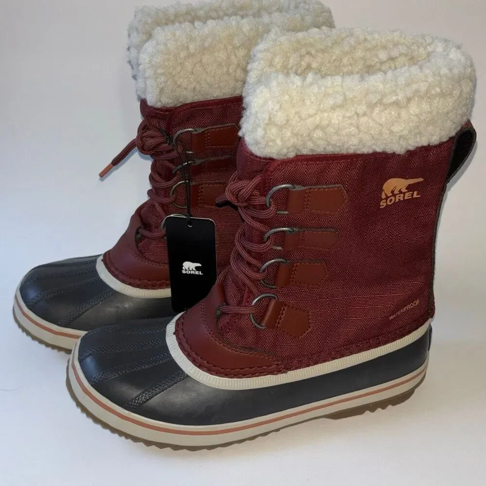 NWT Sorel Winter Carnival Waterproof snow rain winter boot 6.5 Spice Gum